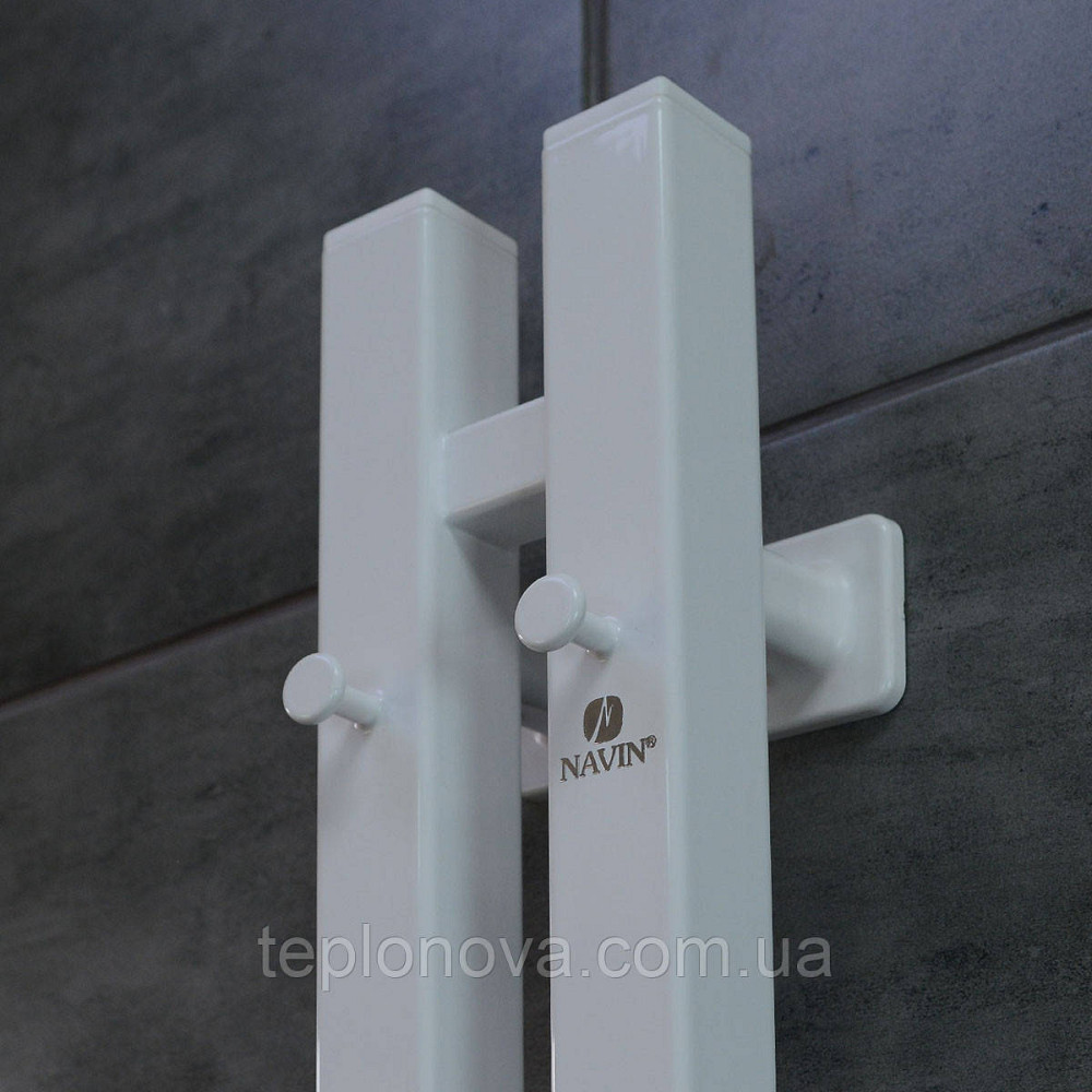 Сушарка для рушників Navin Силует Квадро 90х1500 Sensor права, біла Чернівці - фото 6