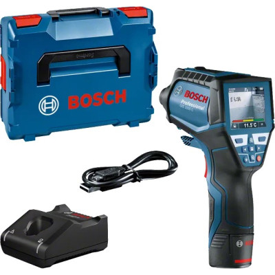 Пирометр Bosch Professional GIS 1000C, -40град. до +1000град., .0.2град., IP54, 0.54кг, кейс (0.601.083.301) Винница - изображение 1