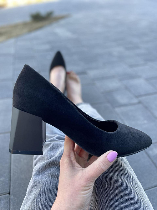 VIKA Туфлі жіночі VIKA 120-64 чорні (весна-осінь, еко-замша) (4925) 38 Коломия - фото 1