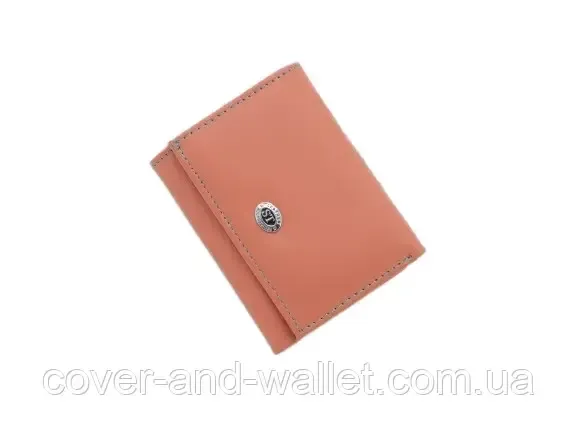 Мініатюрний жіночий гаманець з натуральної шкіри помаранчевого кольору ST Leather 440 Київ - фото 7