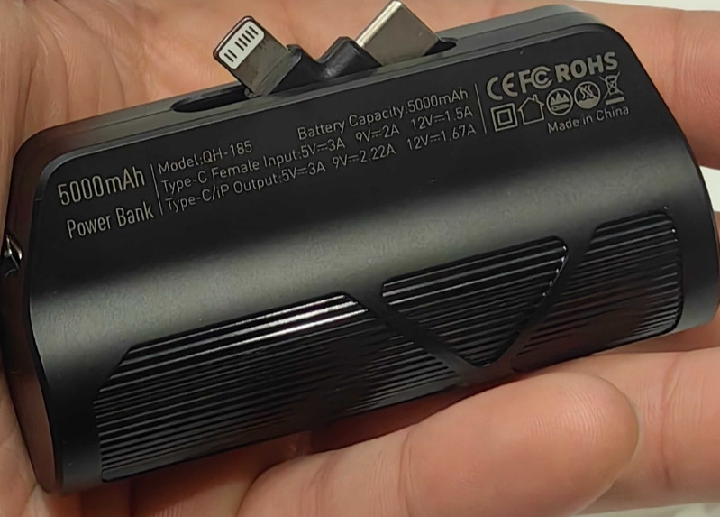 Павербанк Essager Mini Power Bank 20 Вт 5000 мАч Type-C/Lighting. Киев - изображение 4