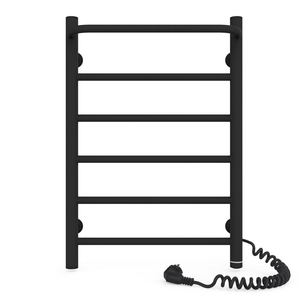 Електрична рушникосушка Laris Зебра ПРАЙМ ЧКФ6 400Х600 Е чорна S3 П/П Київ - фото 3