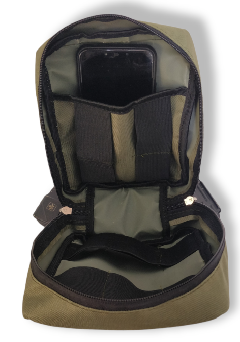 Підсумок універсальний на змійці олива хакі аптечка армійська на блискавці з кріпленням молі Одеса - фото 15