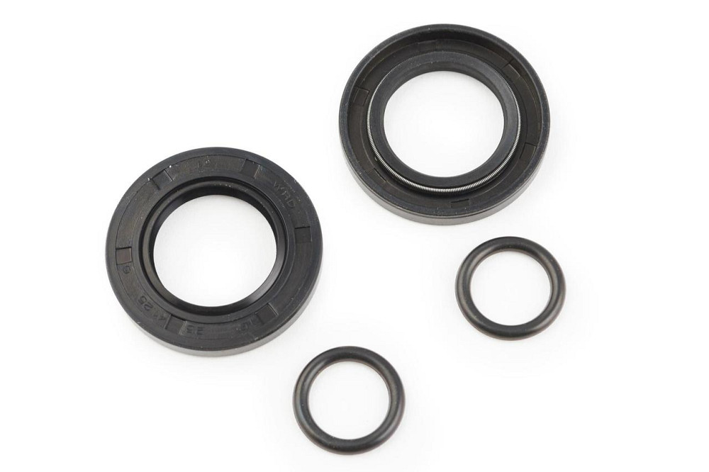 Сальники колінвала (набір) мотоблок 168F/170F (6,5/7Hp) (25*41,25*6 x 2шт, кільце ущільнювача 2шт) Мукачево - фото 1