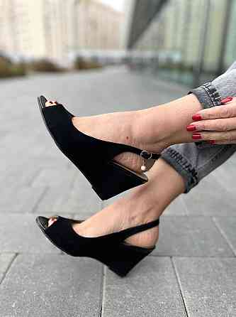 Vesna Босоніжки жіночі VESNA 9325 чорні (літо, замша натуральна) (908) лише 36р.38р. Коломыя