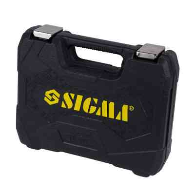 Набір інструментів Sigma насадок торцевих та біт 1/4&quot; 46шт CrV mid (6003511) Вінниця