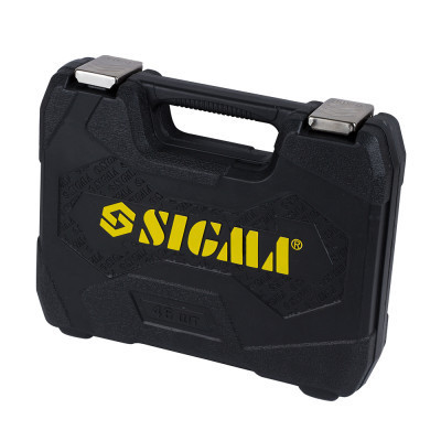 Набор инструментов Sigma насадок торцевых и бит 1/4" 46шт CrV mid (6003511) Винница - изображение 5