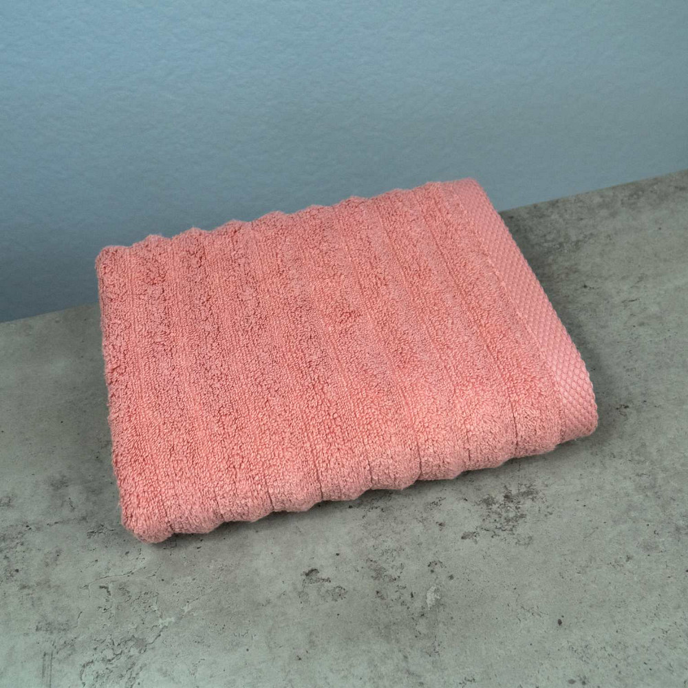 Рушник махровий для обличчя та рук GM Textile 40x70см Преміум якості Зеро Твіст 550г/м2 (Теракотовий) Суми - фото 1