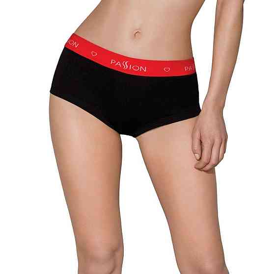 Трусики-шортики Passion PS003 PANTIES XL, black Sex Aura Київ