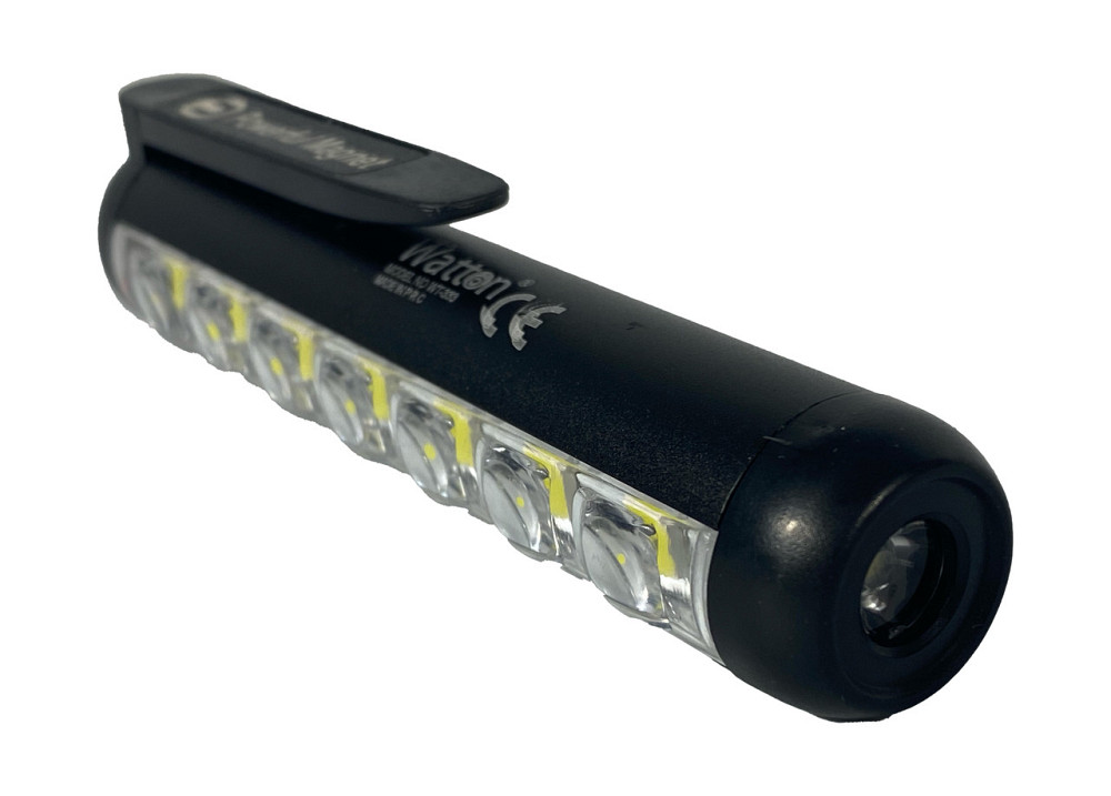 Фонарик Watton WT-333 на магнитной клипсе аккумуляторный Каменец-Подольский - изображение 8