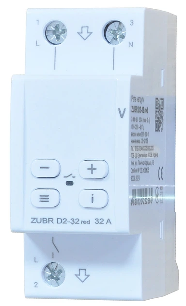 Реле напряжения D2-32 red ZUBR Харьков - изображение 2