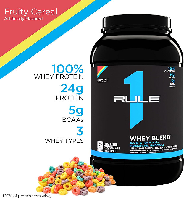 Whey Blend 908 gram ( Fruity Cereal ) Луцьк - фото 3