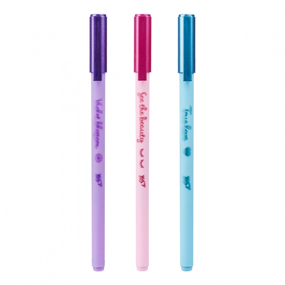 Ручка олійна дитяча "Yes""Glam" 0,7 мм. синя, 412014, шт Київ - фото 1