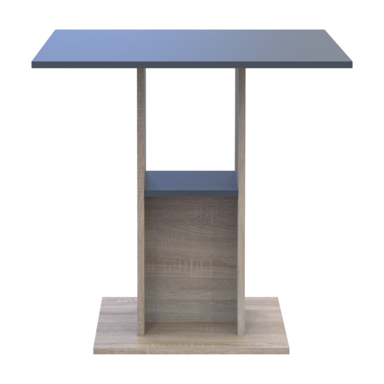 Стол в кухню Doros Коуд 70х70х74 см Дуб сонома/Графит (DRS-011440) Львов