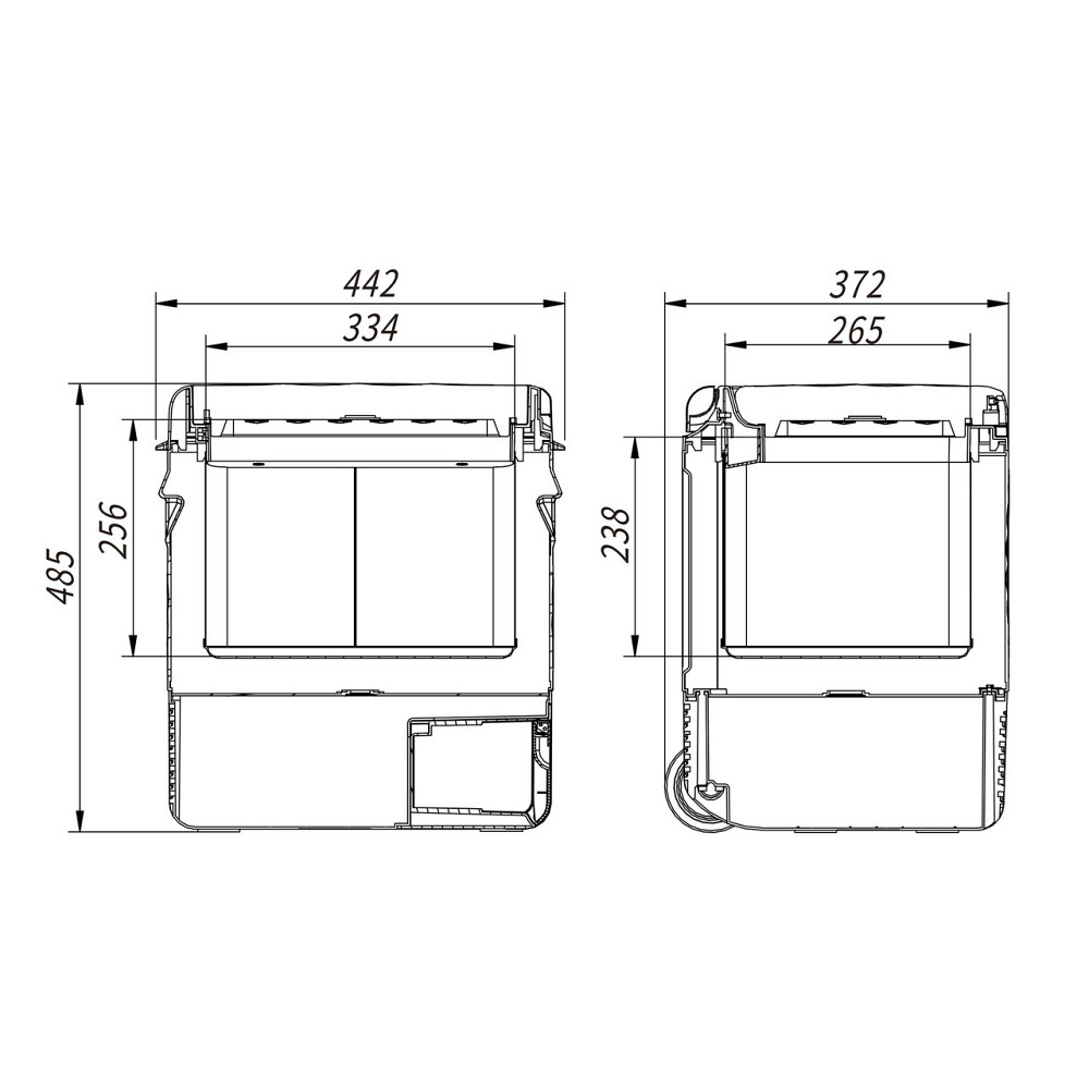 Компрессорный автохолодильник Alpicool P22 (21 литр). Охлаждение до -20℃, питание 12, 24, 220 вольт, Киев - изображение 5