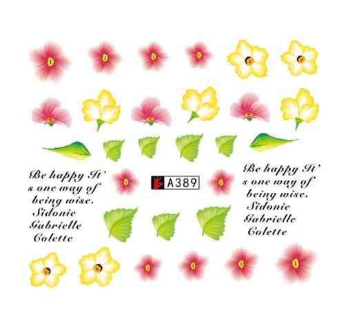 Водные наклейки для ногтей А389 Киев