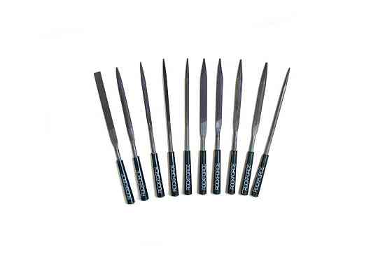 Набір надфілів різнопрофільних 10пр. (L-180мм, Ø5мм), в блістері Одеса