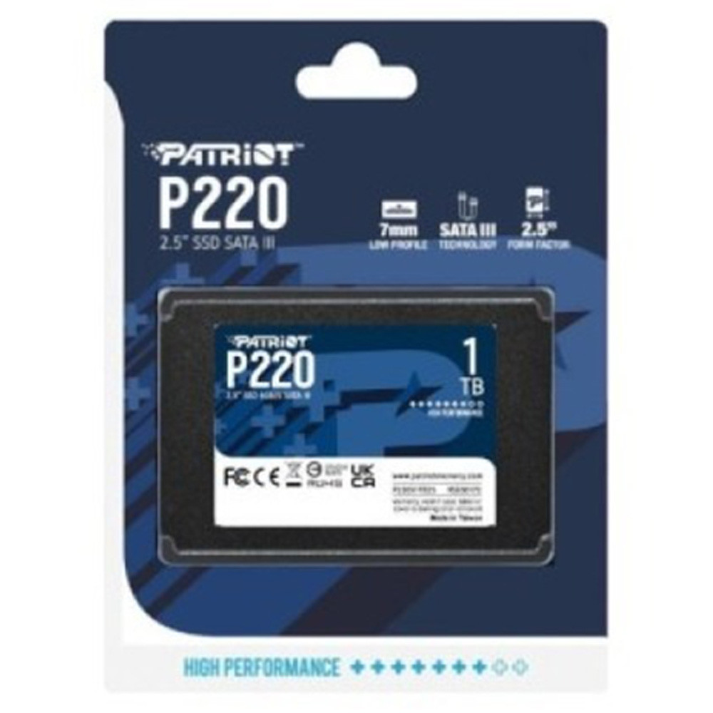 Накопичувач SSD Patriot P220 1TB 2.5" 7mm SATAIII Київ - фото 2