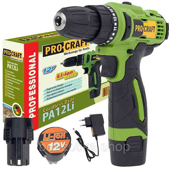 Шуруповерт Procraft PA12Li COMPACT Киев