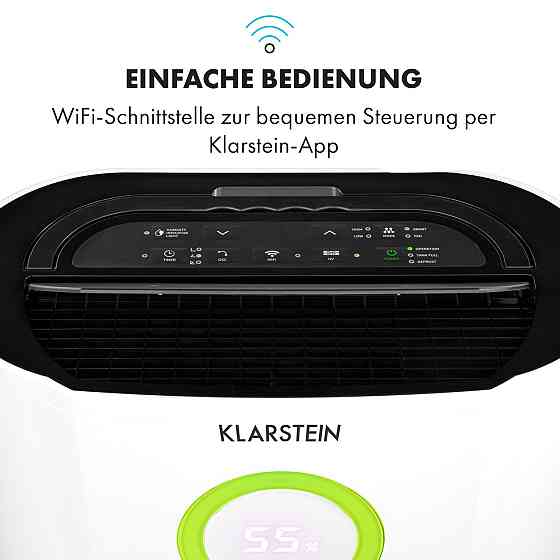 Осушувач DryFy Pro Connect WiFi компресійний 20 л/д 20 м2 370 Вт білий Білий (Німеччина, читати опис) Рівне