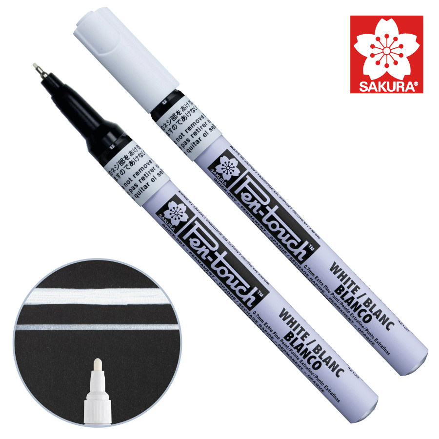 Маркер Pen-Touch на спиртовой основе тонкий (EXTRA FINE) 0.7мм Sakura Киев - изображение 1