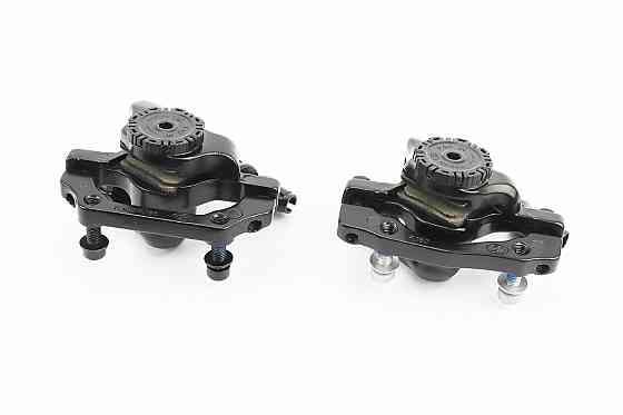 Гальмо Disk-brake переднє (F160/R140мм)+заднє (F180/R160мм), диски 160мм, кріпл. 6 болтів, чорні DX-2005 Київ