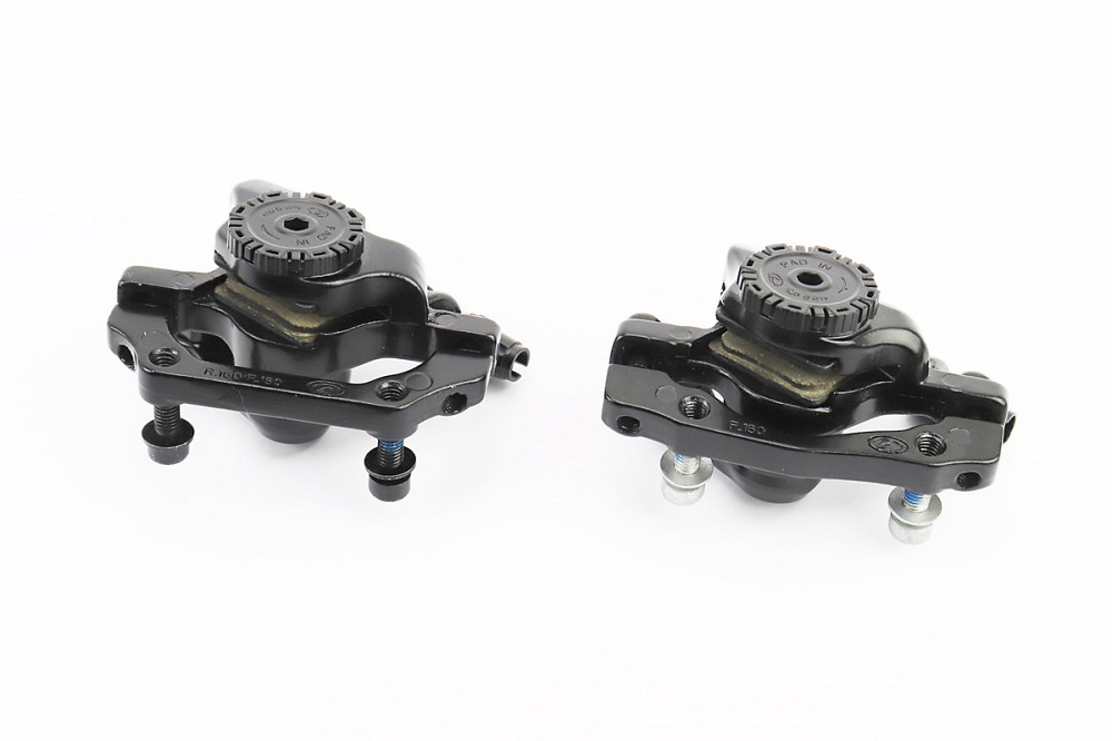 Гальмо Disk-brake переднє (F160/R140мм)+заднє (F180/R160мм), диски 160мм, кріпл. 6 болтів, чорні DX-2005 Київ - фото 2