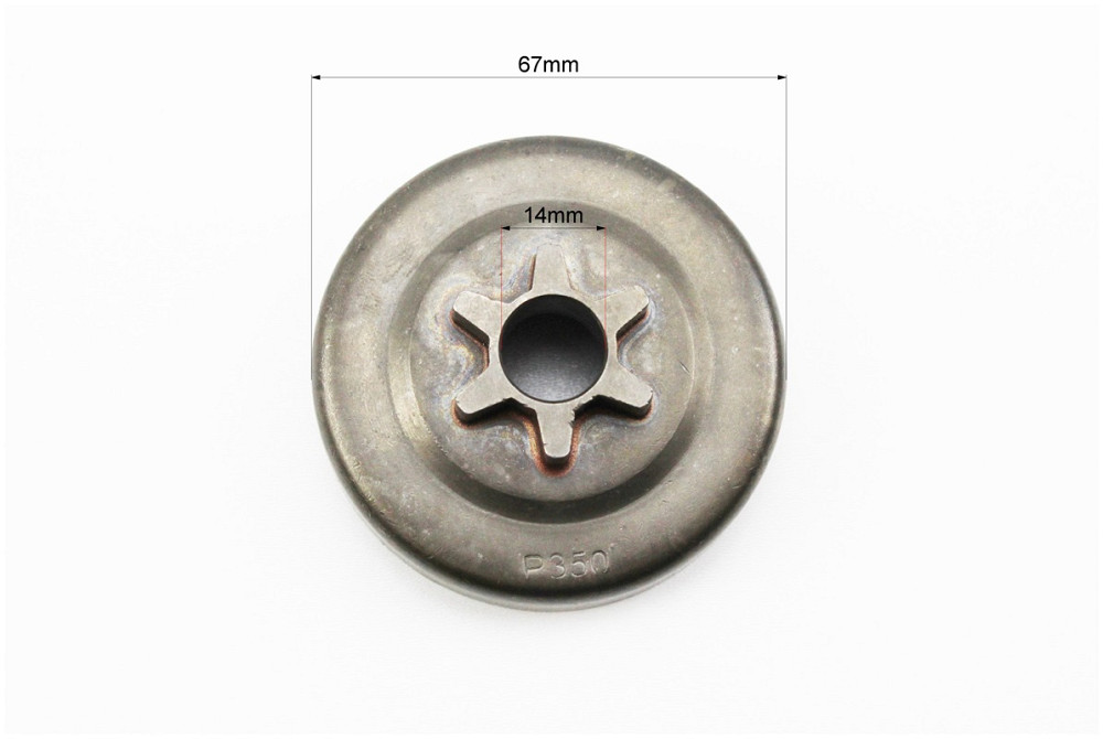 Тарілка зчеплення "зірка" 3/8-6 Partner-350/351/352/371/372, Husqvarna-235/236/240, OLEO MAC-936-937-940-941, JONSERED-CS2137/CS2138, POU Киев - изображение 3