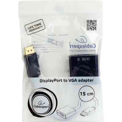 Переходник DisplayPort to VGA Cablexpert (A-DPM-VGAF-02-W) Винница