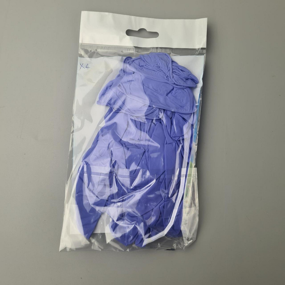 Перчатки 10шт Нитрил Фиолетовые XL  Супер торба (1 пачка) Харьков - изображение 2