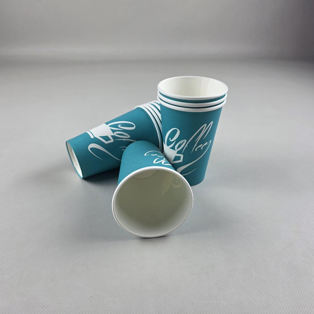 Стакани паперові одноразові. 340 мл "Coffee" (50 шт) Харків - фото 2