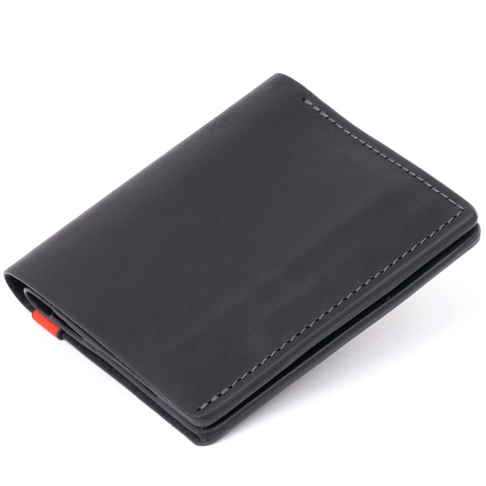 Функціональне тонке портмоне GRANDE PELLE 11326 Чорне Київ - фото 10