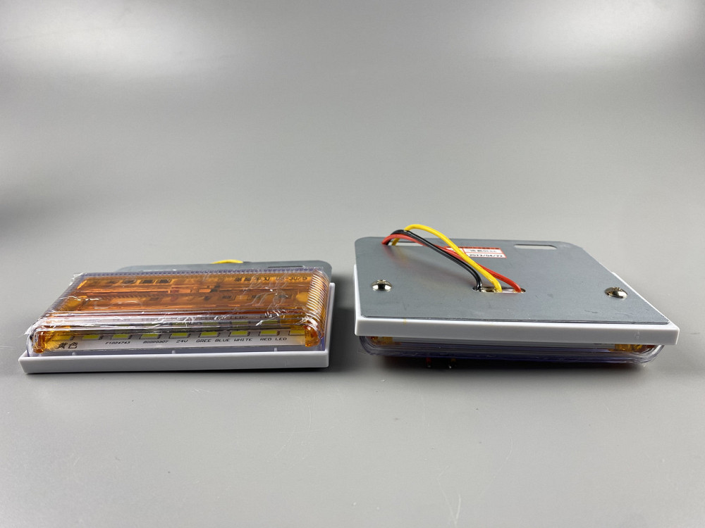 Ліхтар габаритний світлодіодний LED задній бічний 24V жовтогарячий світло габаритки на авто універсальні Мукачево - фото 4