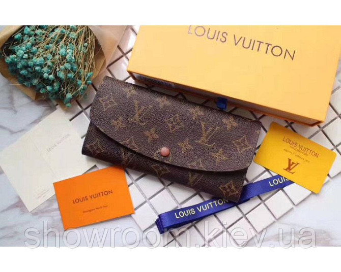 Женский вместительный кошелек ЛВ (60136) brown Lux Киев - изображение 1