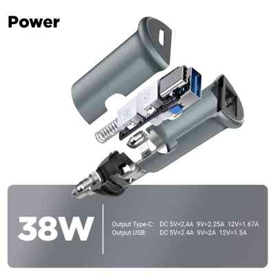 Зарядное устройство Armorstandart USB Type-C PD20W + USB QC 3.0 Grey + cable USB-C (ARM82461) Винница