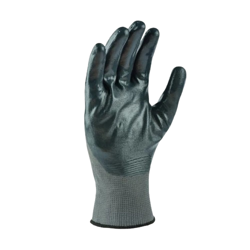 Рукавички 4579 трикотаж нітрилове покриття неповний облив р.9(L) сірий ДКГ Житомир - изображение 4