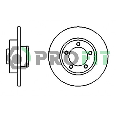 Тормозной диск Profit 5010-1498 Винница - изображение 1