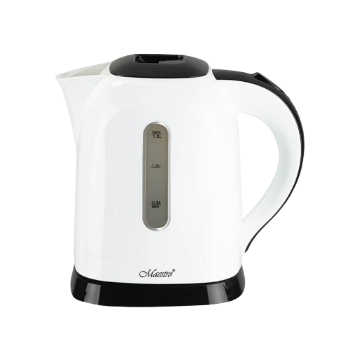 Електрочайник 1,5л 1850-2200W (диск) білий MR-034-WHITE Maestro Житомир