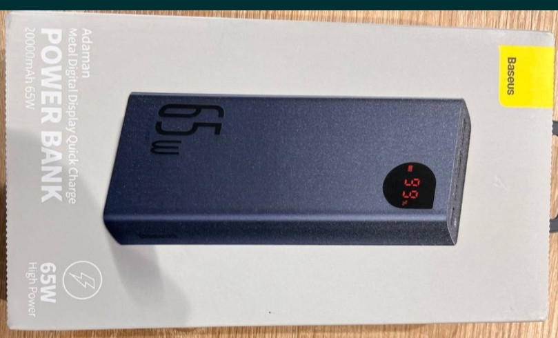 Внешний аккумулятор BASEUS Rowerbank 20000mAh Adaman Metal Digital D. Киев - изображение 2