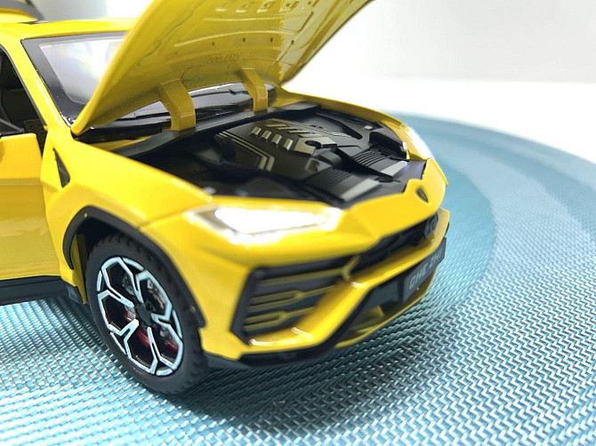Машинка металева TK Union Lamborghini Urus інерційна відчиняються двері капот багажник 1:24 Жовта (GT - 06441) Чернігів - фото 7