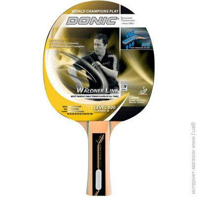 Ракетка настольный теннис Donic Waldner Level 500 Вишнёвое - изображение 1
