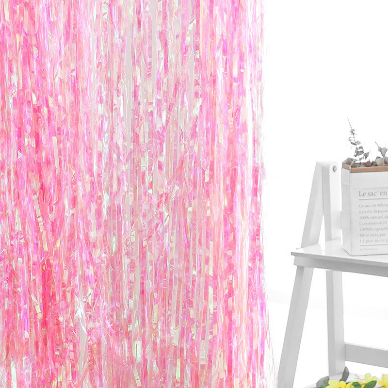 Дождик для фотозоны 2 м на 1 м конфетный розовый Киев - изображение 3
