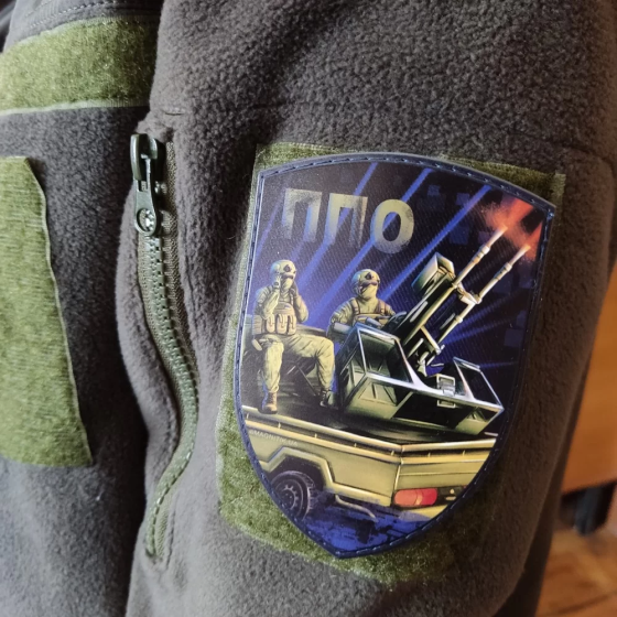 Патч / шеврон ППО постріл Запорожье