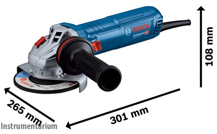 Профессиональная болгарка Bosch GWS 12-125 S: 1200Вт, диск 125мм, с регулировкой оборотов Киев - изображение 2
