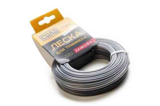 Ліска для тримера 2.4мм квадрат армований 15м Харків