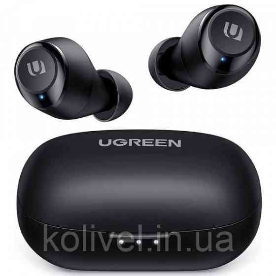 Навушники з мікрофоном UGREEN HiTune True Wireless Stereo Earbuds aptX™ (WS100) Чорні (80606) Київ