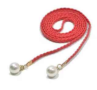 Пояс червоний жіночий плетіння Київ