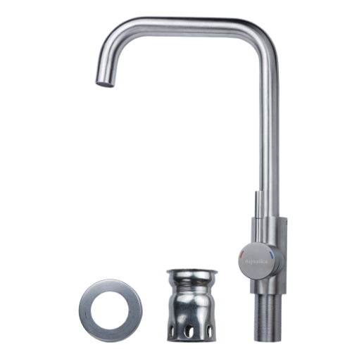 Змішувач KT d35мм для кухні Г-гусак на гайці Aquatica Житомир