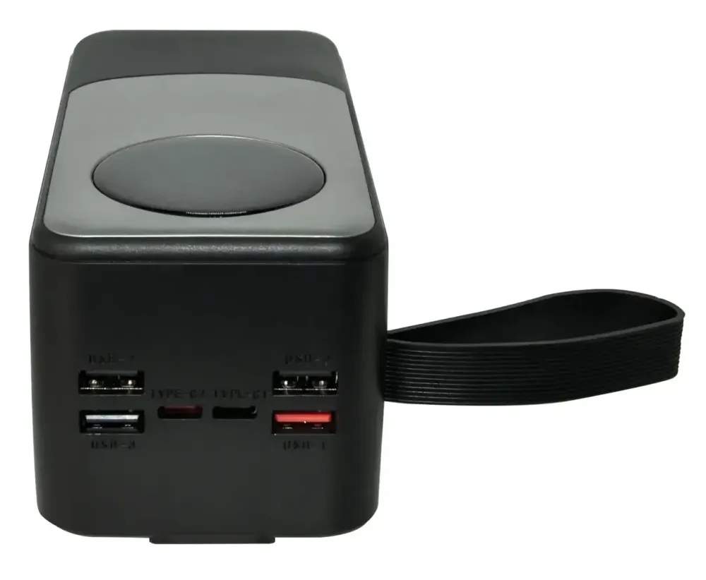Зовнішній акумулятор Power Bank KP KPG-502X 50000 мАг 22.5W QC3.0, 4USB+2Type-C, кабелі Одеса - фото 7