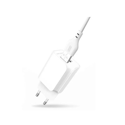 Зарядний пристрій XO L35D 2 USB 2.1A cable microUSB (XO-L35-MCR) Вінниця - фото 2